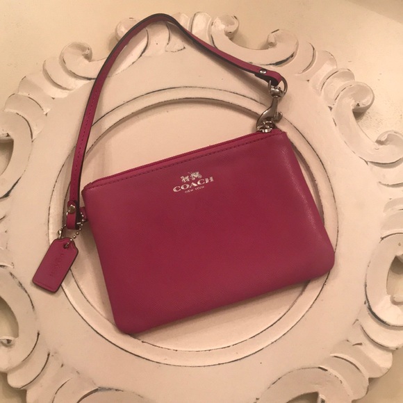Coach Handbags - COACH Leather Wristlet